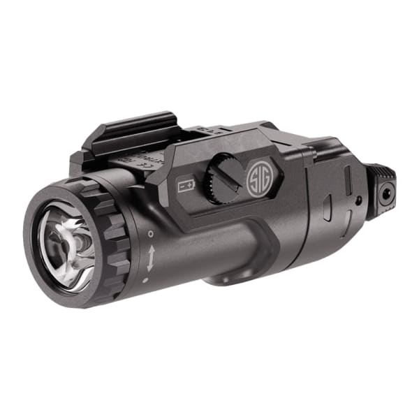 Sig Sauer FOXTROT2R Lightfight Bluetooth Rechargeable Weapon Mounted 700 Lumens Black Light w/(2) 16340 High-Capacity Li-Ion Batteries SOF2RLF01