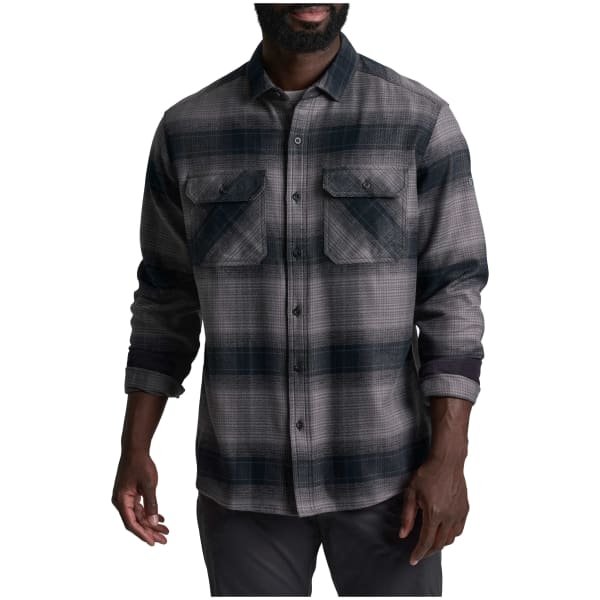 Kuhl Rydr Long Sleeve Flannel Pirate Black Men's 7587-PBB-M