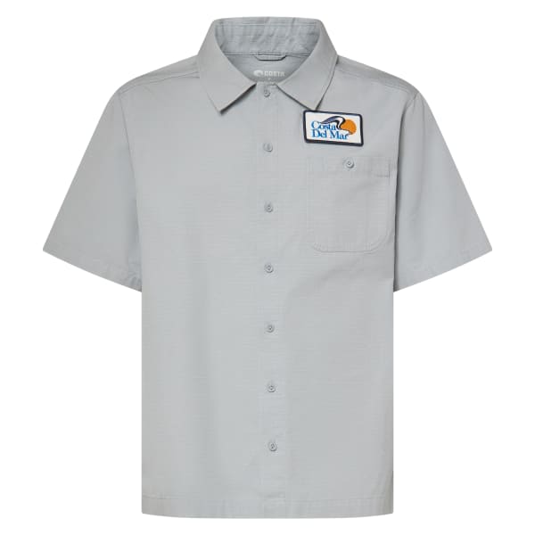 Costa Del Mar Lifestyle New Silhouette Del Mar Woven Shirt Mens Deck Gray FQA401348-29D