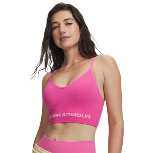 Under Armour Women's Vanish Seamless Low Bra Pink Frenzy/Prime Pink 1384417-63700