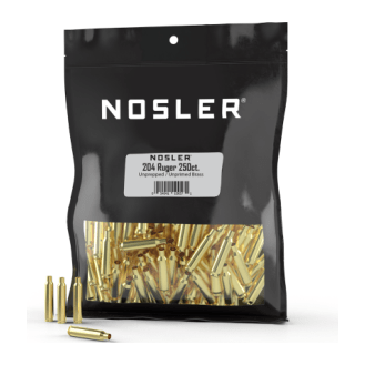 Nosler Brass - 204 Rug (250ct) Bulk Brass Bag 10057