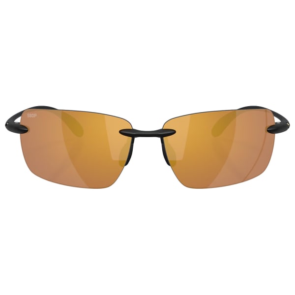 Costa Del Mar Gulf Shore Matte Black Frame Gold Mirror 580P Lens  06S9074-90740566