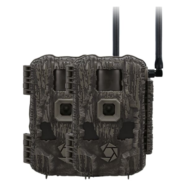 Stealth Cam Pack of 2 Fusion Max 3.0 Cellular Trail Cameras w/ 16 GB Internal Storage, 1080p Video &amp; Audio, 100ft Detection Range STC-FXWTX3C-2PK