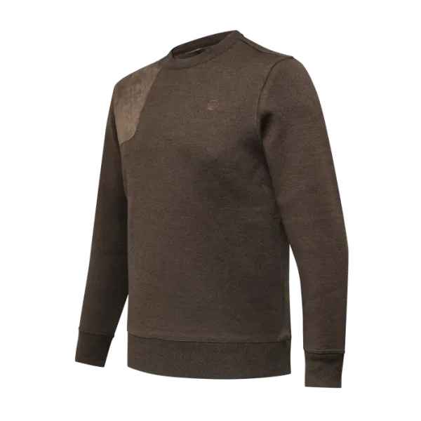 Beretta Highland Heritage Crew Neck Sweater Brown Bark PU771T262408AA