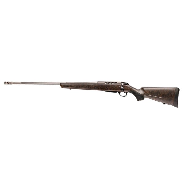Tikka T3x Roughtech, SS, Fluted Threaded BBL, Left Handed 7MM PRC 24" Bbl 1:8 5/8in x 24tpi Roughtech Ember JRTXRBS47124