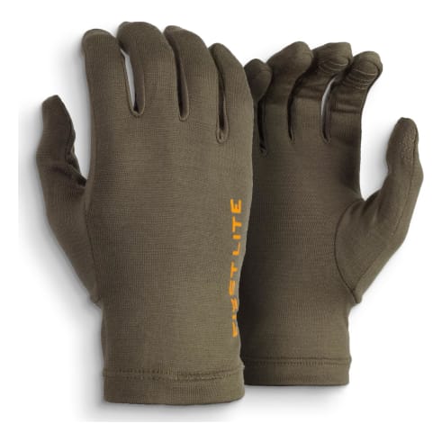 First Lite Aerowool Touch Liner Glove Conifer MATLRCN
