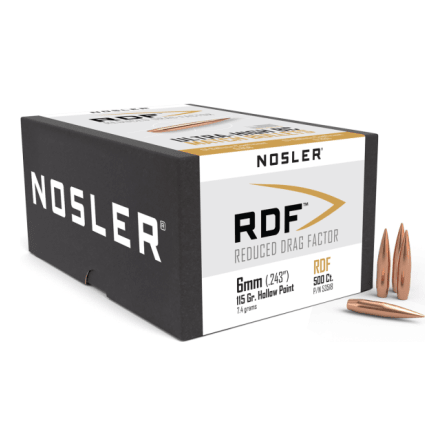 Nosler RDF RDF - 6mm 115g HPBT (500ct) Bullets 53518