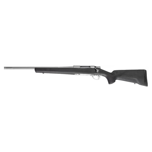 Sako 90 Peak Stainless Steel  223 REM No Sights 20 Fluted BBL 1:8 1/2x28 TPI LH Std Trig 5RD Carbon Fiber / Black J06038