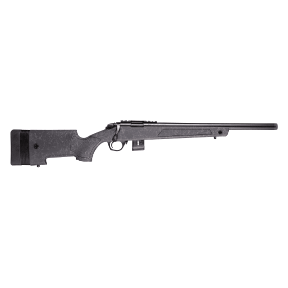Bergara BMR-X Steel .17 HMR 18" 1:9" 1/2"x28 #6 Bbl Black w/Green Webbing Rifle w/(1) 5rd &amp; (1) 10rd Mag BMR011