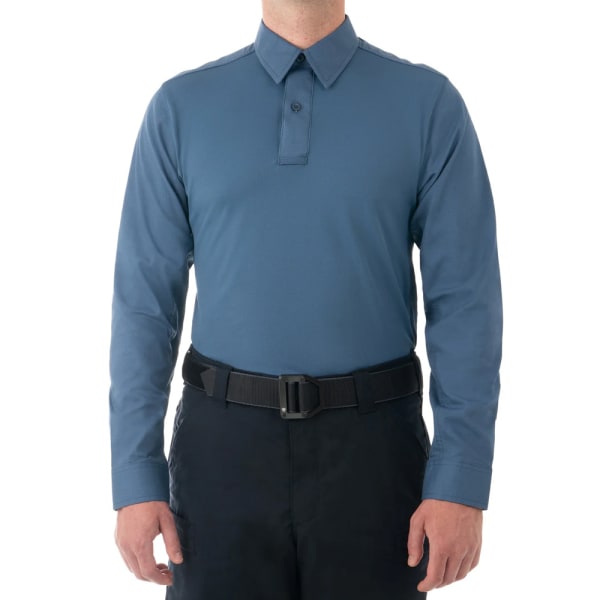 First Tactical Men's V2 Pro Performance Long Sleeve Shirt French Blue 111015-484