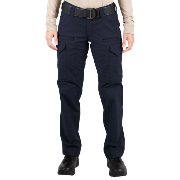 First Tactical Women's V2 Tactical Pants 2-Way Stretch Water Resistant Double-Dyed Midnight Navy 124011-729