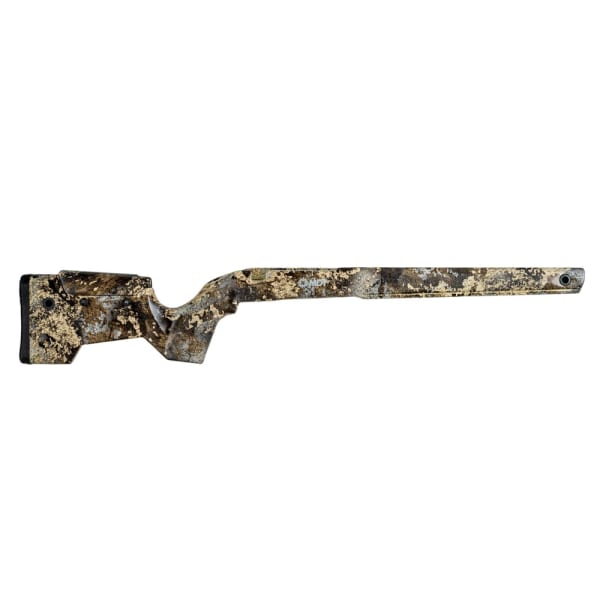 MDT CRBN Remington 700 SA Right-Handed Fixed Hydro-Dipped TTP Rifle Stock w/ARCA Rail &amp; No Bottom Metal 109559-TTP