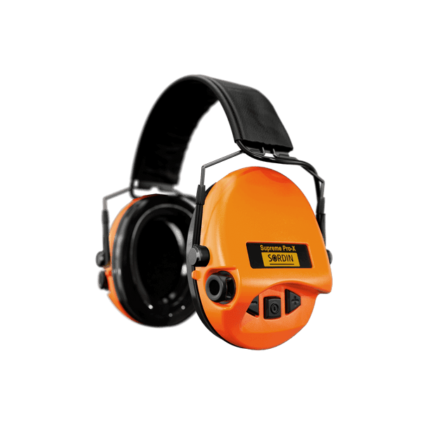 Sordin Supreme Pro-X PVC US Slim Headband Ember Hearing Protector 74302-X-L-14-S-US