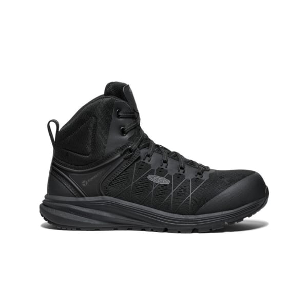 Keen Athletic Work Vista Energy Mid ESD Men's Black/Black Boots 1029686