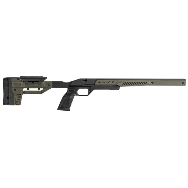 MDT Oryx Chassis for Ruger American Long Action Right Hand w/ Adj Buttstock &amp; MLOK Forend, OD Green 116677-ODG