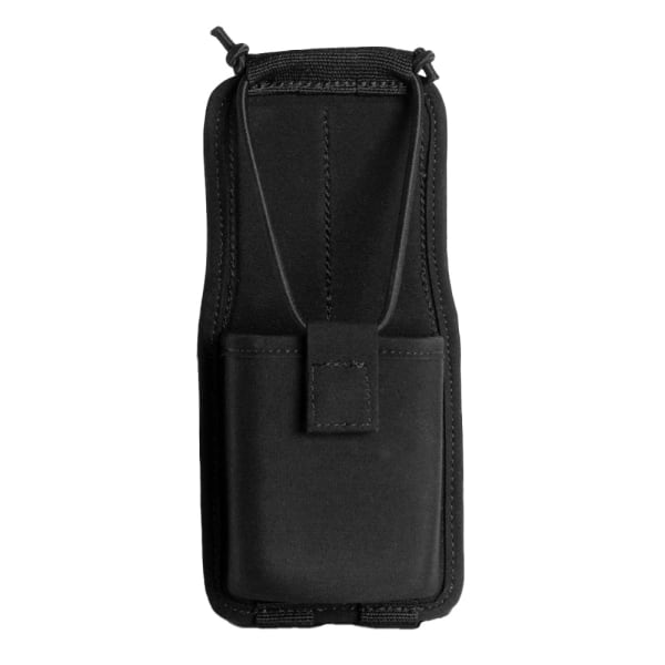 First Tactical Pro Duty Universal Radio Case Black w/ Dual MOLLE Straps &amp; Bungee Closure 180096-019-1SZ