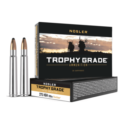 Nosler Trophy Grade TGA - 375 H&amp;H 260g PT SP (20ct) Ammunition 60090