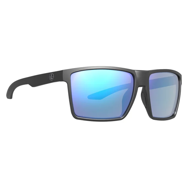Leupold DeSoto Matte Black Performance Eyewear w/Blue Mirror Lenses 186738