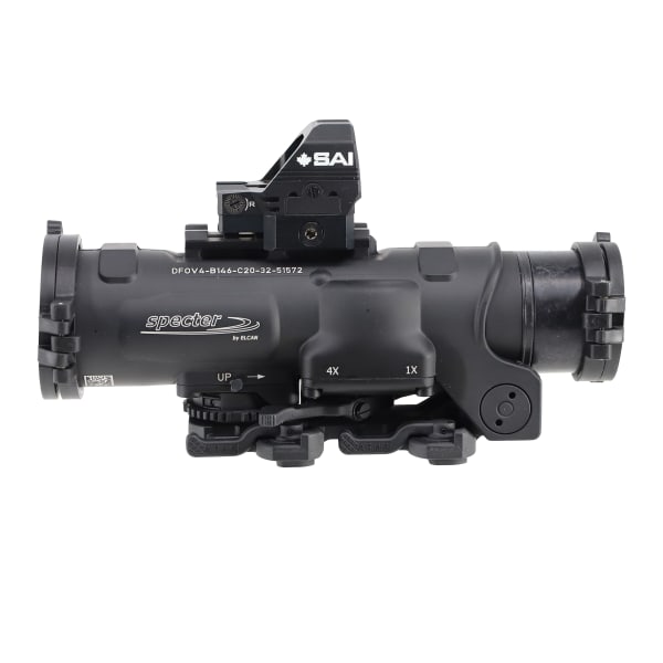 Elcan SpecterDR 1x/4x 7.62 BDC Reticle Dual Role Optical Sight Black Rifle Scope DFOV4-B146-C20-SAI3