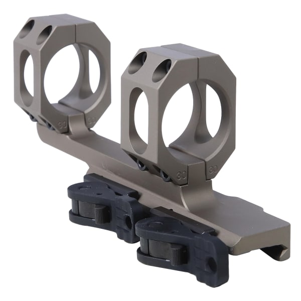 ADM AD-RECON 30mm Scope Mount w/2" Offset &amp; Dual QD TAC Lever AD-RECON-30-FDE-TAC