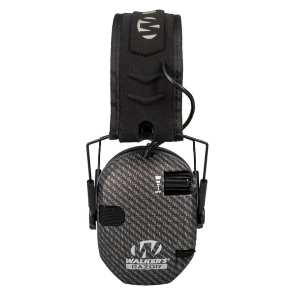 Walker's Razor Slim Electronic Muff Carbon Electronic Ear Ear Muffs GWP-RSEM-CARB