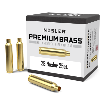 Nosler Premium Brass Box - 28 Nosler (25ct) 10150