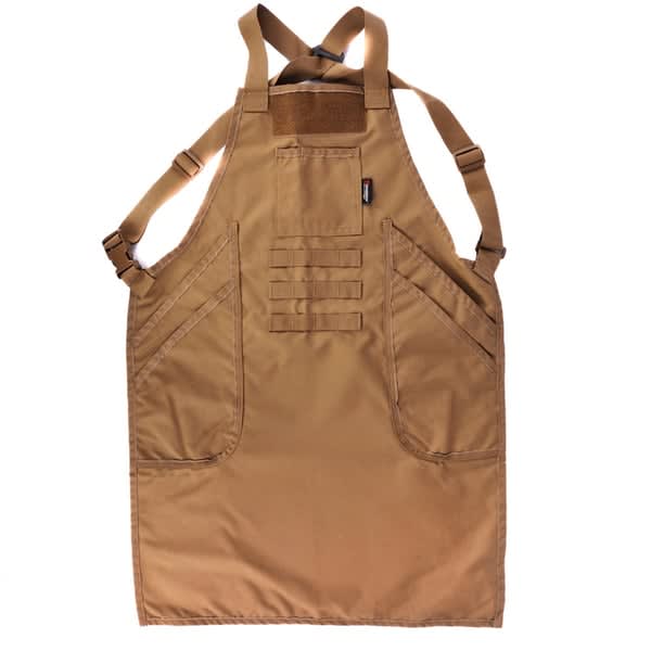 Armageddon Gear Gunsmith Apron Coyote Brown w/ PALS Webbing, Patch Slot, Adjustable Shoulder Straps AG0583-CB