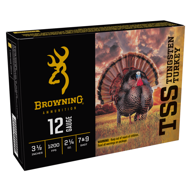 Winchester 12ga 3-1/2" #7&9 TSS Tungsten Turkey 2-1/4oz Box of 5 Shells B193921240