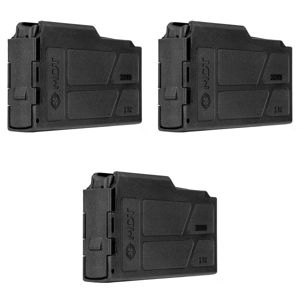 MDT 300 WM LA 3rd Black Polymer Magazine 106256-BLK
