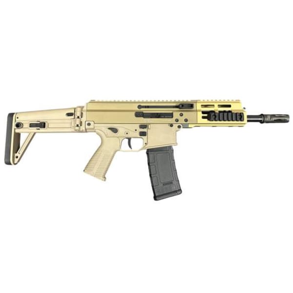 B&amp;T APC300 .300 BLK 8.7" Short Barrel Coyote Tan Rifle w/Adjustable MBT Stock (NFA) BT-361660-SBR-CT-MBT