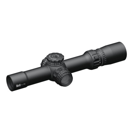 March Compact Tactical 1-10x24mm SFP MTR-3 Reticle 1/4MOA 6Level Illum Riflescope D10V24TI-MTR-3