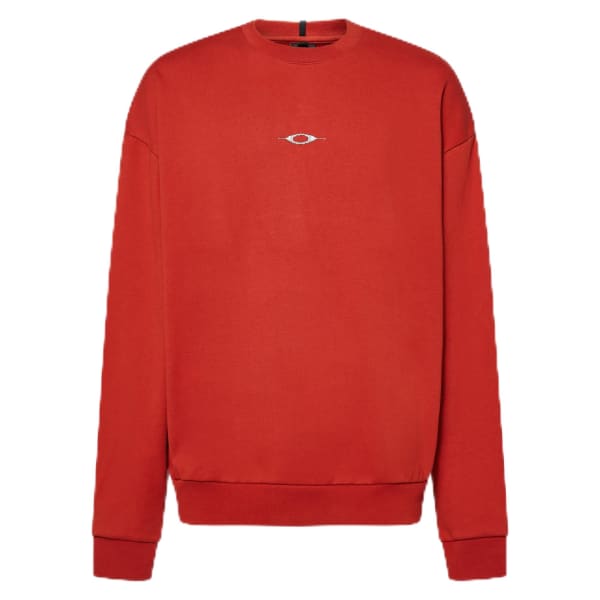Oakley Men's Flame Red Lifestyle Stacked Metal Sweatshirt FOA407447-4CH