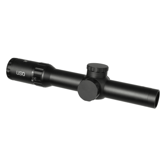 US Optics 1-6x24mm 34mm Tube Digital Red FFP BDR 556 Reticle Elevation and Windage Zeroing Knob with 1/10 MIL Adjustments SXR-1-6-BDR556