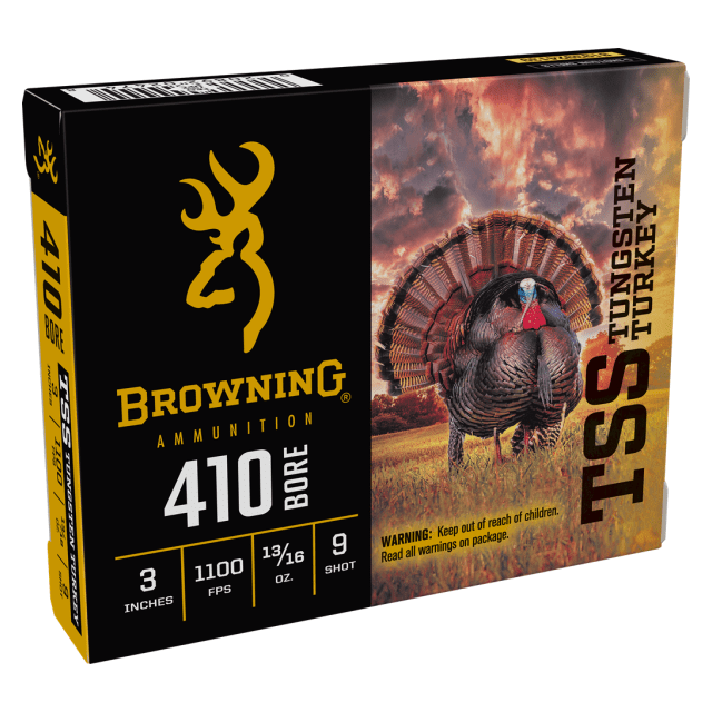 Winchester 410ga 3" #9 TSS Tungsten Turkey 13/16oz Box of 5 Shells B193924139