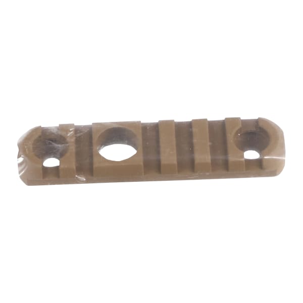 Accuracy International 80mm/3.15" Dark Earth Accessory Rail (FC AXSR M-LOK Rail Only, No Fixings) 100-17-000551DE