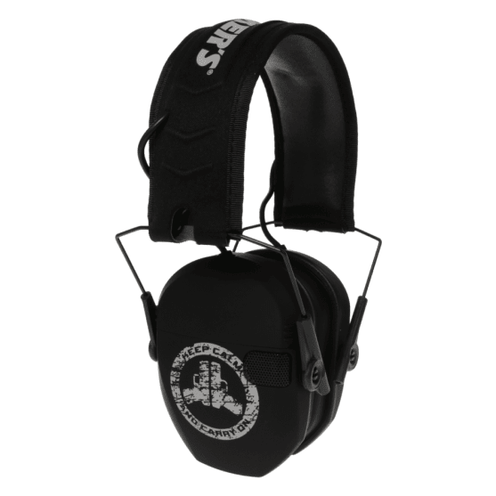 Walker's Razor Freedom Series Keep Calm Carry On Electronic Ear Ear Muffs GWP-RSEMFS-KCCO