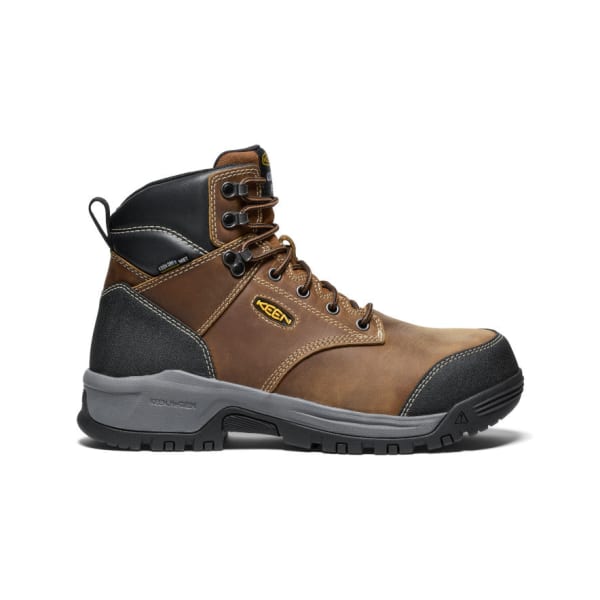 Keen Core Work Evanston 6" WP INT MET Men's Bison/Black Boots 1029846