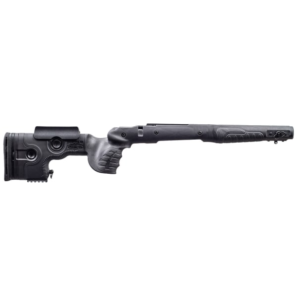 GRS Riflestocks  Bifrost Bergara B14 SA HMR M5 760mm-Length Adjustable LOP and Cheekpiece 58mm-Wide Forend w/ Limbsaver Black 106093