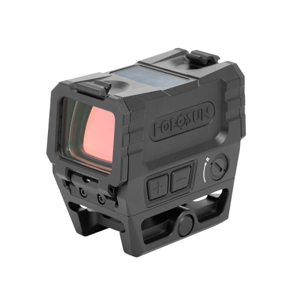 Holosun ERS AEMS Green Multi-Reticle Medium Size Enclosed Solar Shake Awake 7075 Micro Rifle Reflex Sight AEMS-EVO-GR