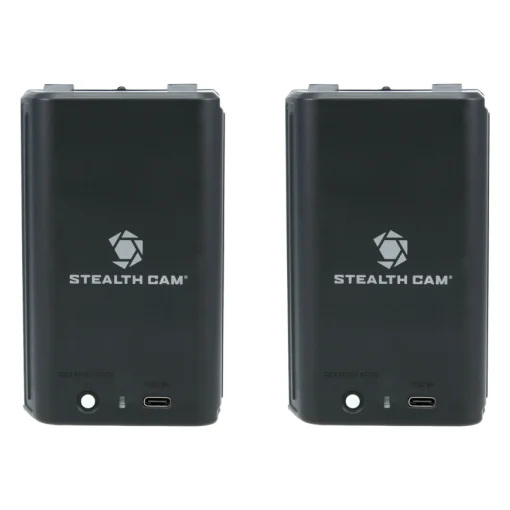 Stealth Cam Pack of 2 FieldMAX Lithium-Ion Rechargeable Batteries 12V/5000mAh STC-RCBATC-2PK