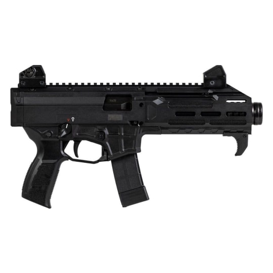 CZ Scorpion 3 Plus 9mm 20rd 7.8" Bbl 1/2x28 Bbl Black SB Tactical Brace Pistol w/(5) Mags 91435