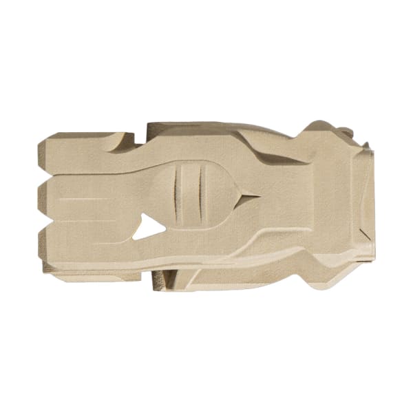 Strategic Sciences 5.56 NATO 1/2x28 MFMD OTB Suppressor, Base Muzzle Device Only, 0.7" OTB Clearance, FDE MFMD-5.56-0.7-MD-1/2X28-FDE