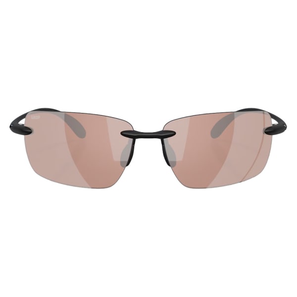 Costa Del Mar Gulf Shore Matte Black Frame CopperSilver Mirror 580P Lens  06S9074-90740666