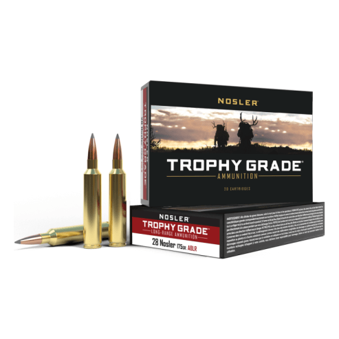 Nosler Trophy Grade 28 Nosler 175 Gr ABLR Cosmetic Blemish 60155