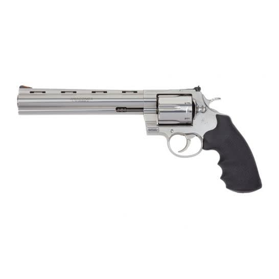 Colt Anaconda .44 Magnum 8" Bbl Target Sight Rubber Grip SS Revolver ANACONDA-SP8RTS