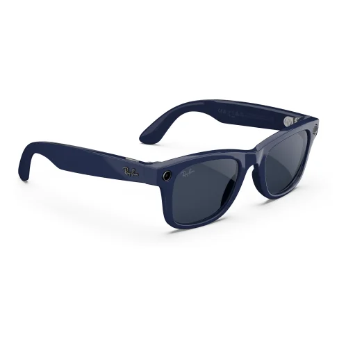 Ray-Ban Meta Wayfarer L Shiny Cosmic Blue Transitions Sapphire 0RW4012-6628MF-53