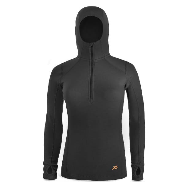 First Lite Women's Furnace Hoody Black on Black WTFNHBB