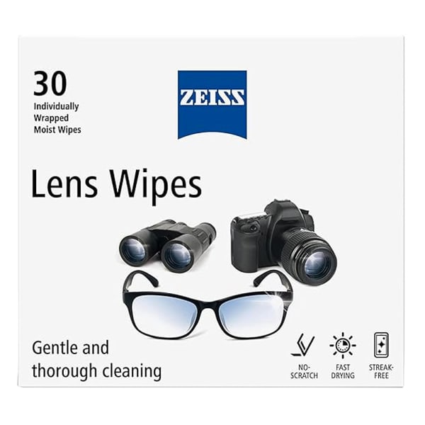 Zeiss 30ct Box Lens Care Wipes 2462-614
