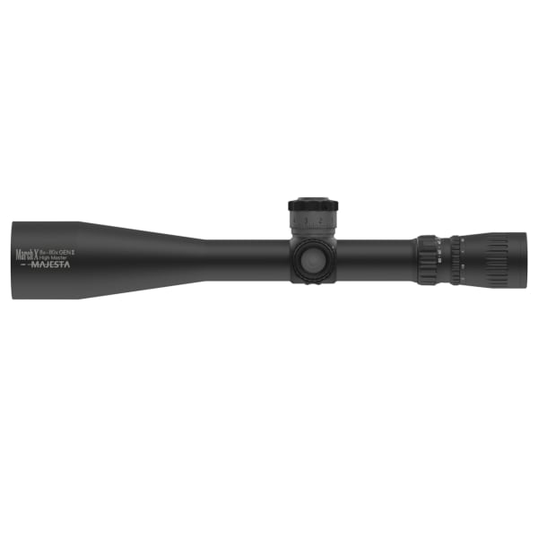 March-X Tactical "High Master" Majesta II 8-80x56mm SFP MTR-W0 1/8MOA 6Level Illum Riflescope w/Mid Wheel &amp; Writable Turrets D80HV56WTIW-G2-MTR-W0