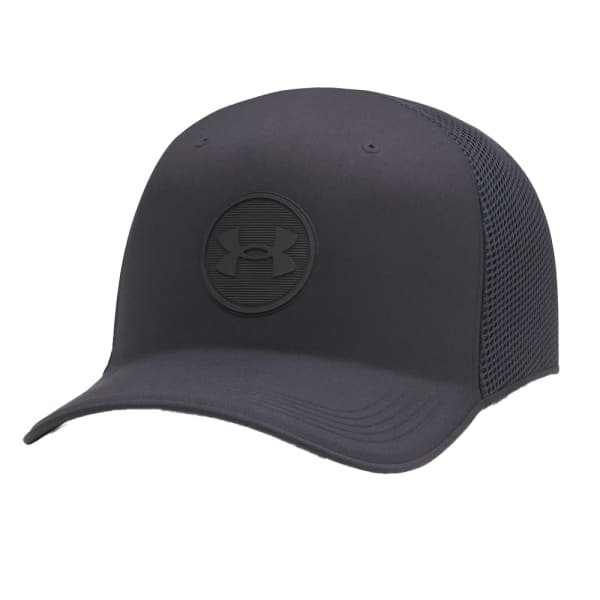 Under Armour Adult Unisex Stealthform Mid Trucker Hat Black 6001628-00100